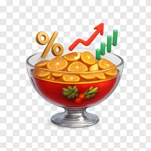 Wall Street Punch Bowl PNG Stock Illustration