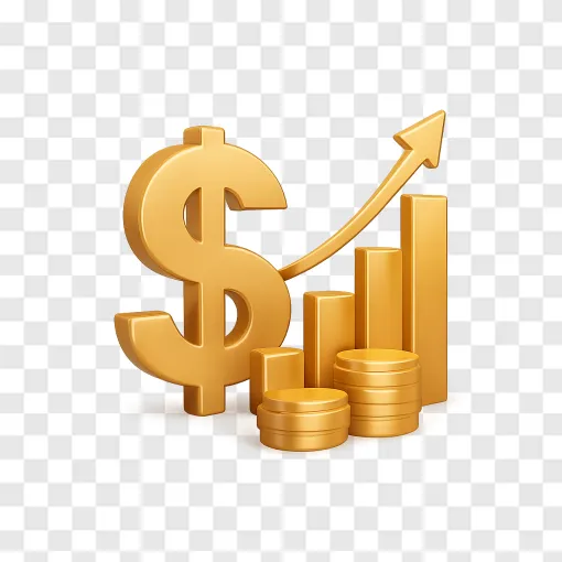 Economy Growth And Finance PNG Image