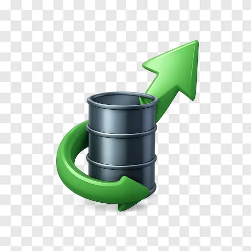 Stock Market And Oil Price PNG Image