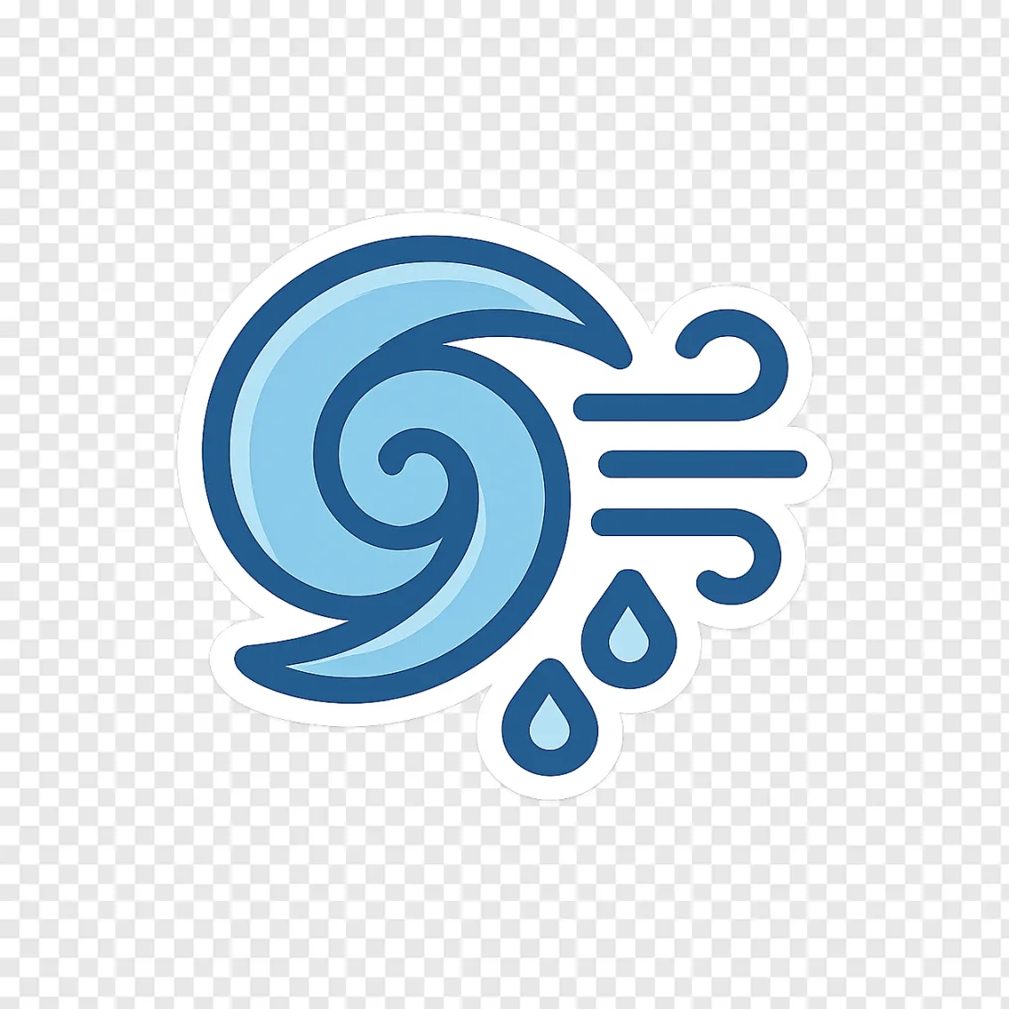 Hurricane Storm Weather PNG Graphic