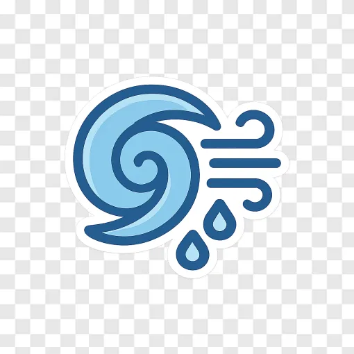 Hurricane Storm Weather PNG Graphic