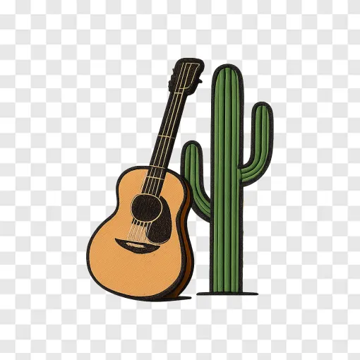 Hotel California Guitar PNG Transparent Background