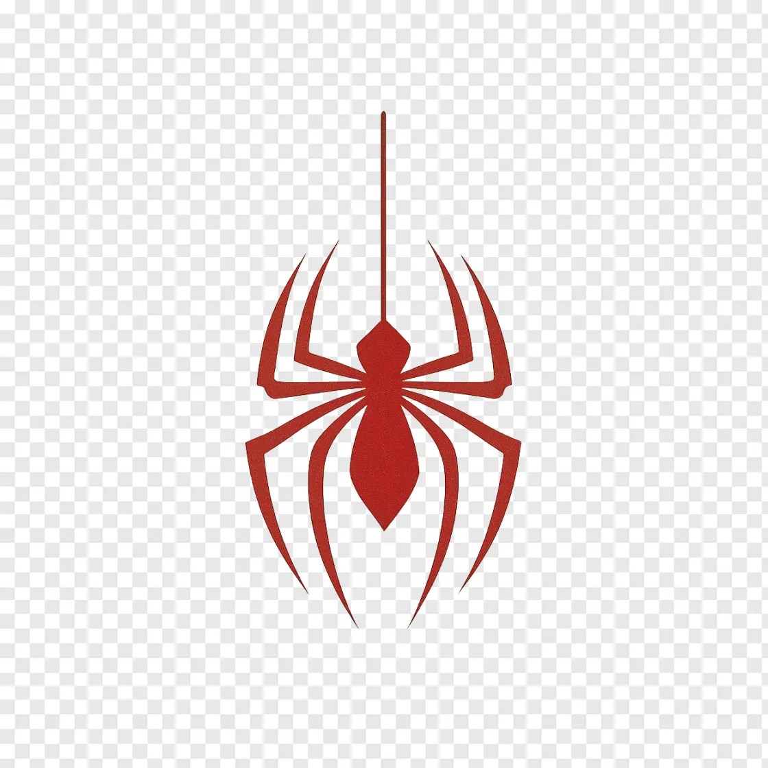 Spider Emblem PNG Transparent Background