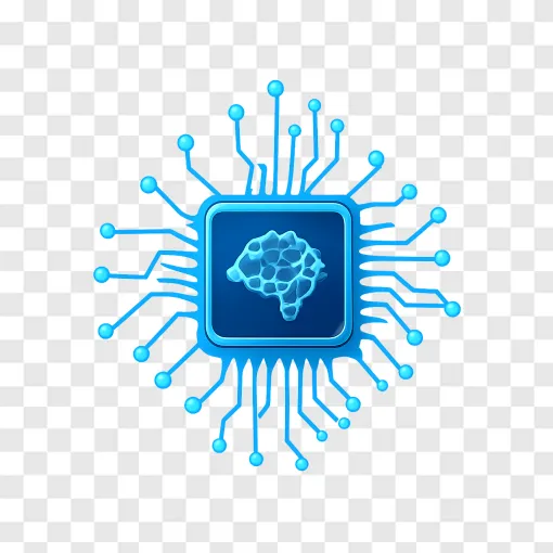 AI Microchip Technology PNG Image