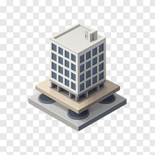 Earthquake Resistant Building PNG Image