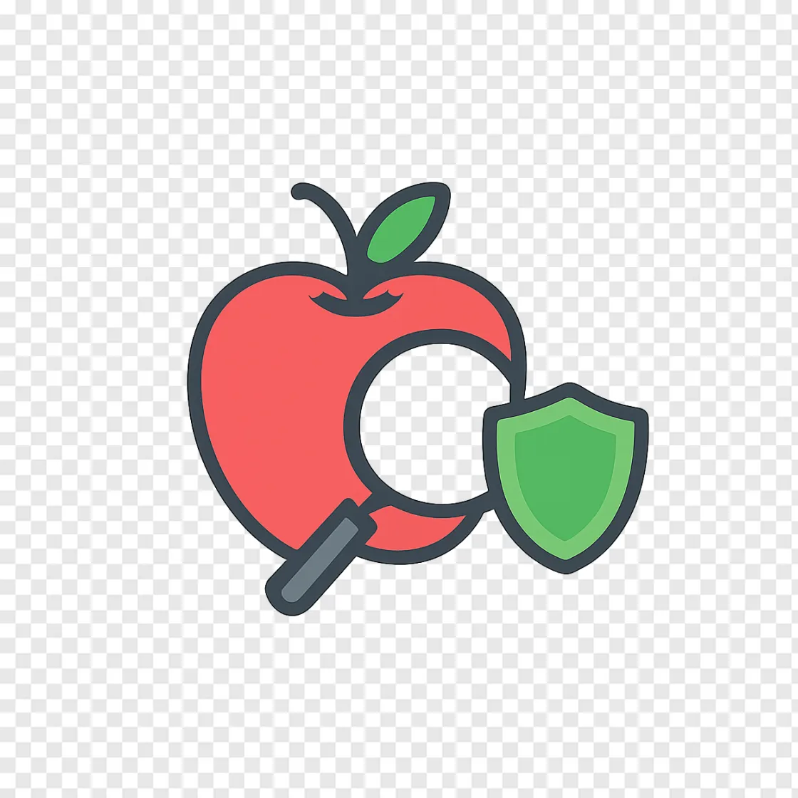 Organic Food Safety Icon PNG