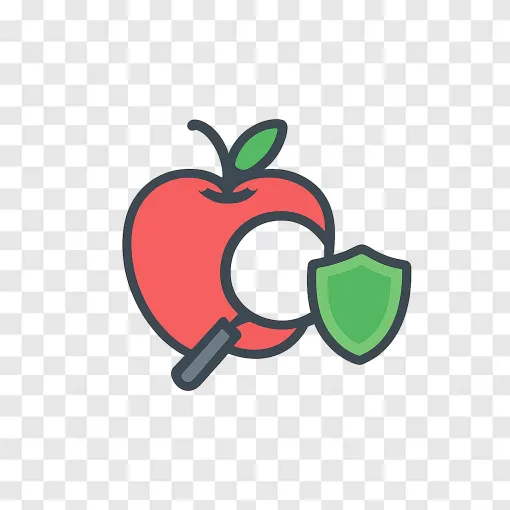 Organic Food Safety Icon PNG