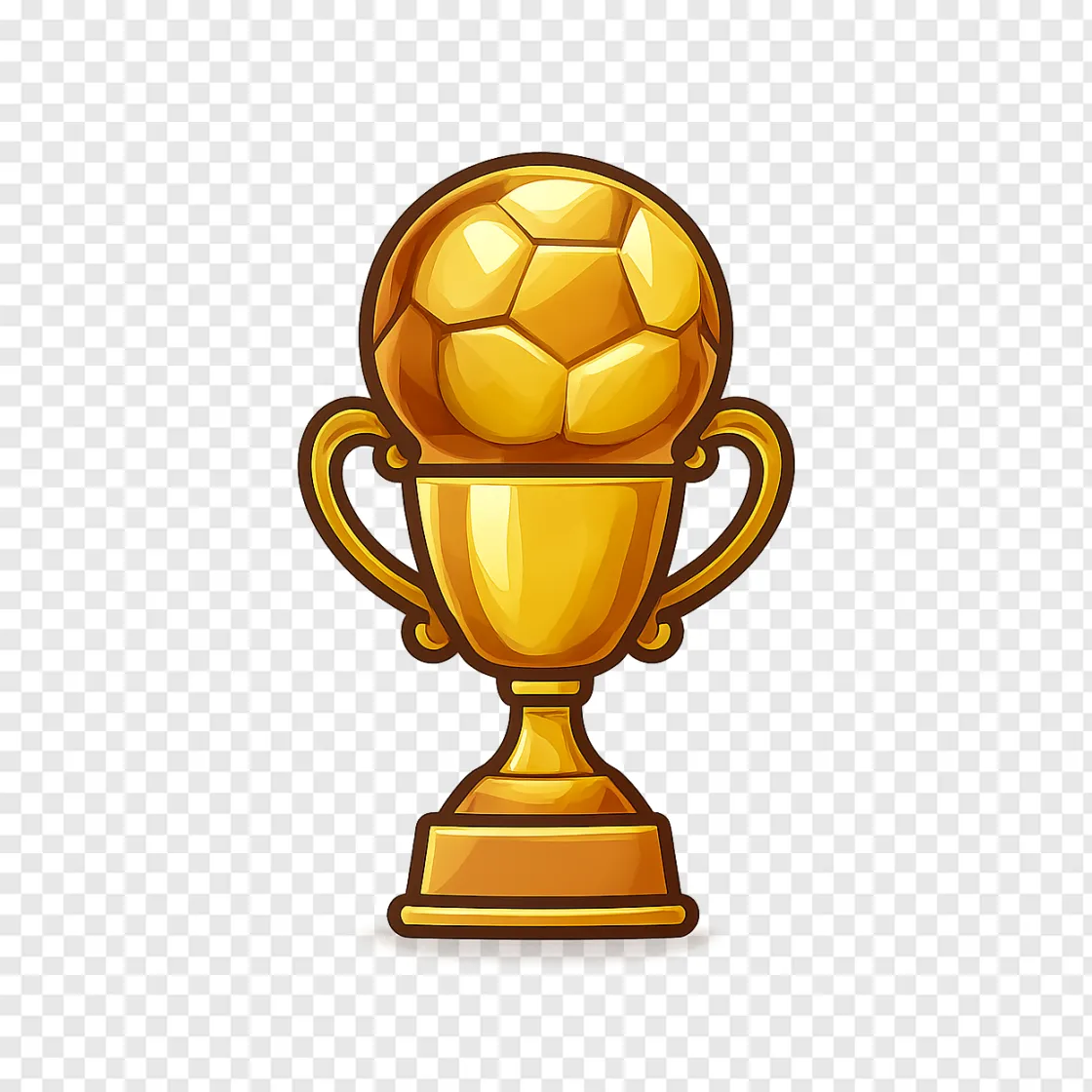 Soccer Trophy PNG Vector Graphic For Sports Fans