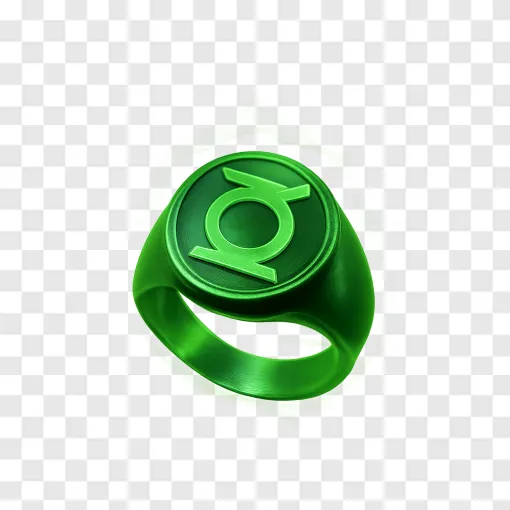 Green Lantern Ring PNG Transparent Background