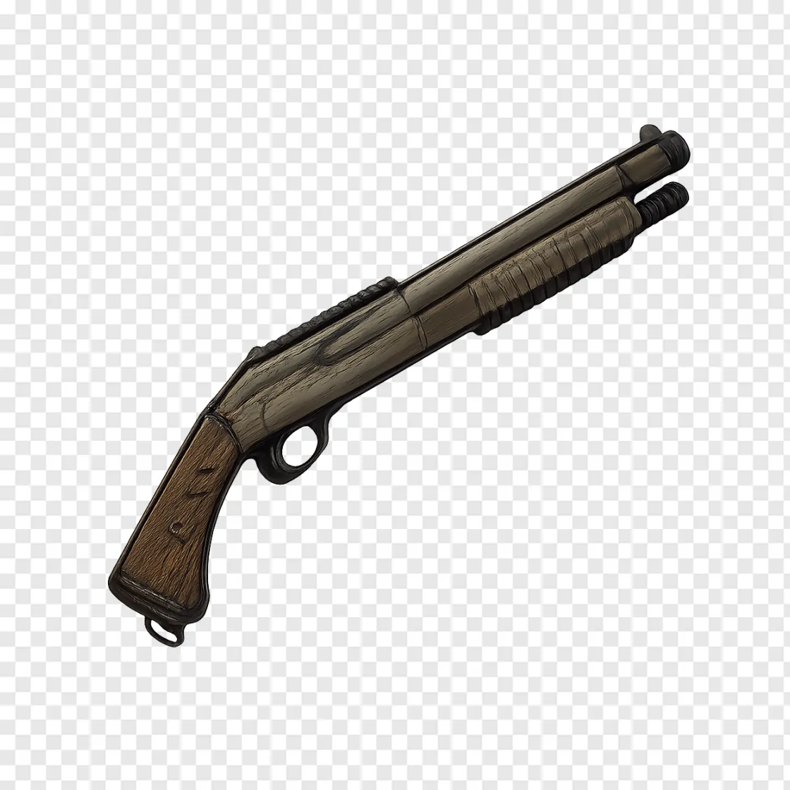 Survival Shotgun PNG Game Asset