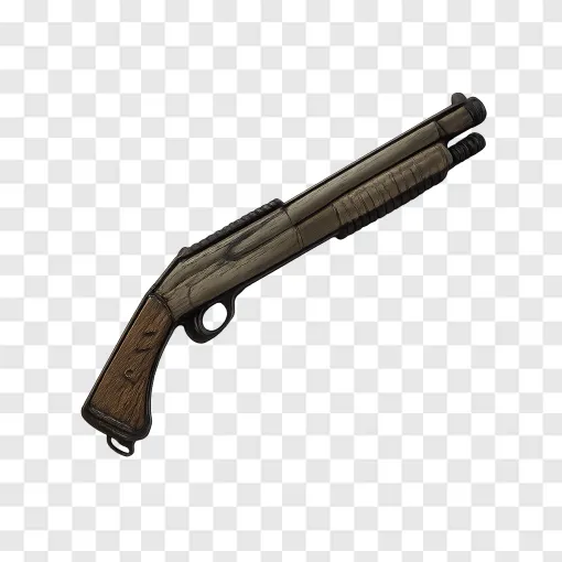 Survival Shotgun PNG Game Asset