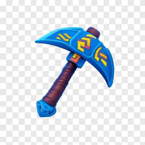 Minecraft Diamond Pickaxe PNG For Gaming Creators