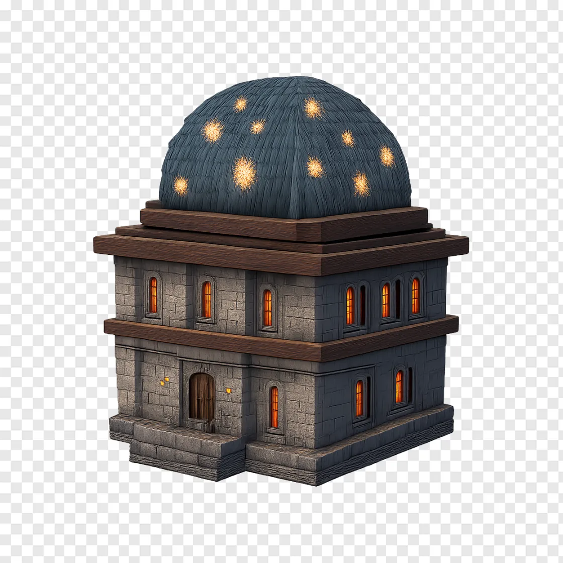 Minecraft Planetarium PNG Transparent Background