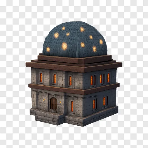 Minecraft Planetarium PNG Transparent Background