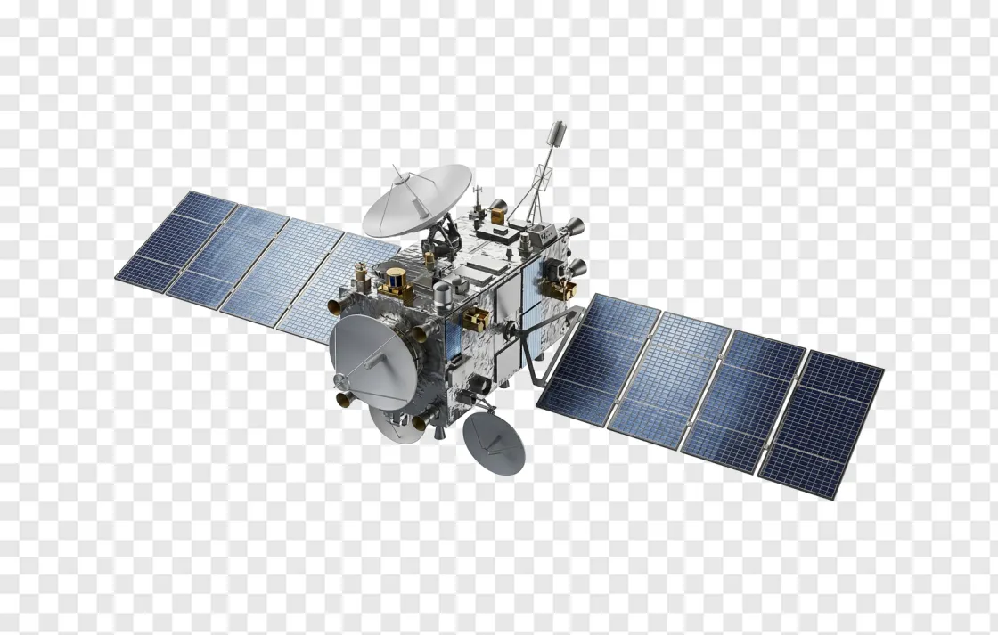 Satellite In Orbit PNG Transparent Image