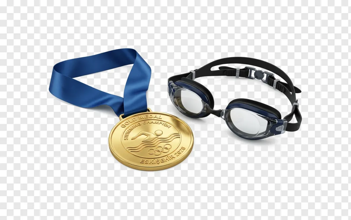 Swimming Medal PNG Free Download