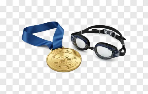 Swimming Medal PNG Free Download