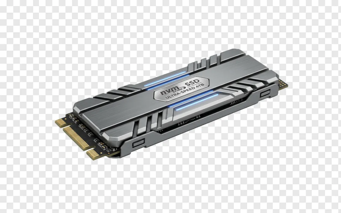 SanDisk SSD Memory Drive PNG Transparent Image