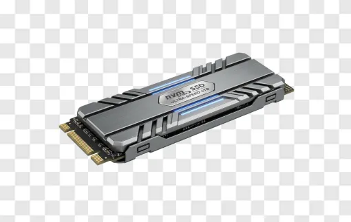SanDisk SSD Memory Drive PNG Transparent Image