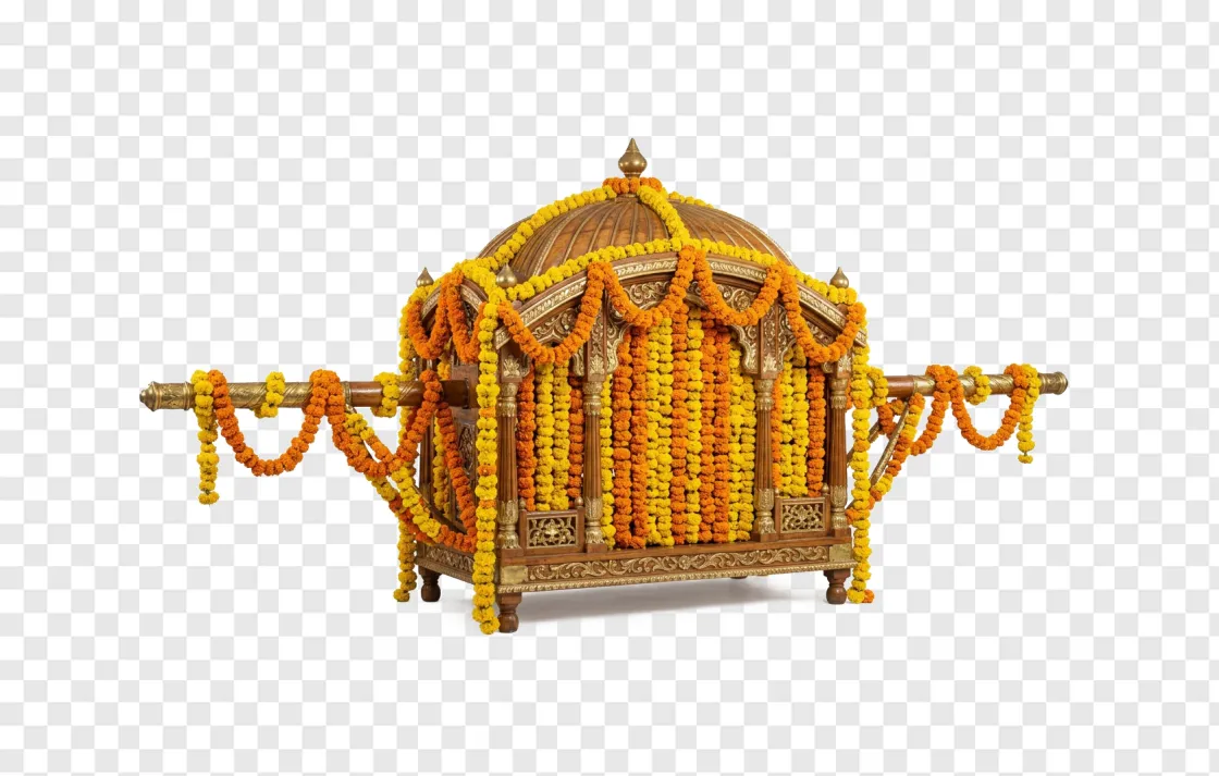 Mallepoola Pallaki Floral Decoration PNG