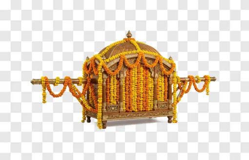 Mallepoola Pallaki Floral Decoration PNG
