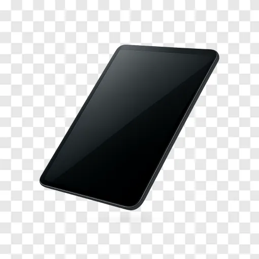 Modern Tech Tablet PNG Image