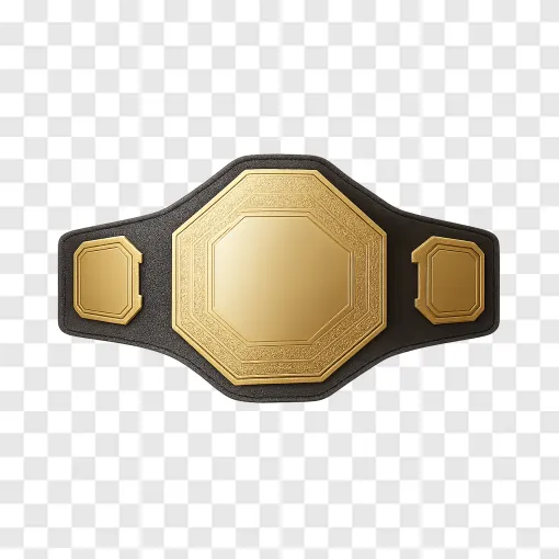 MMA Championship Belt PNG Transparent Image