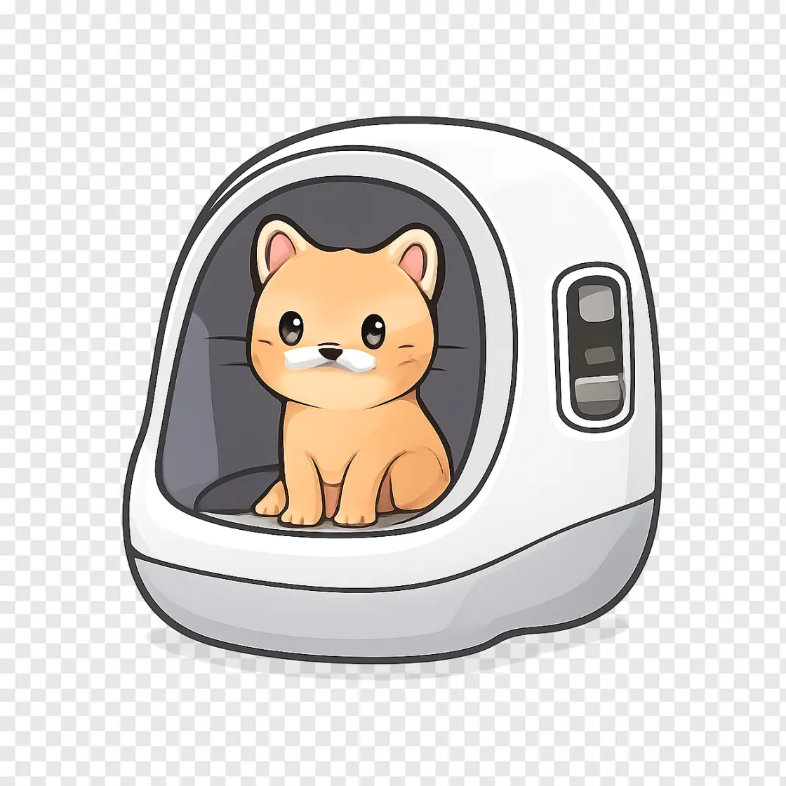 Automatic Cat Litter Box PNG