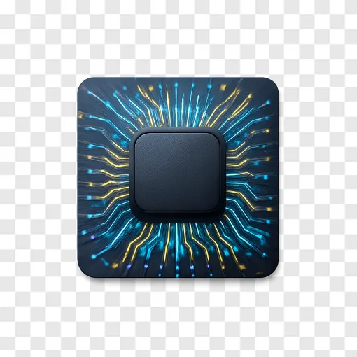 Smartphone Processor Microchip PNG Transparent Image