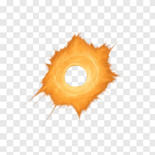 James Webb Black Hole Star PNG Transparent Image