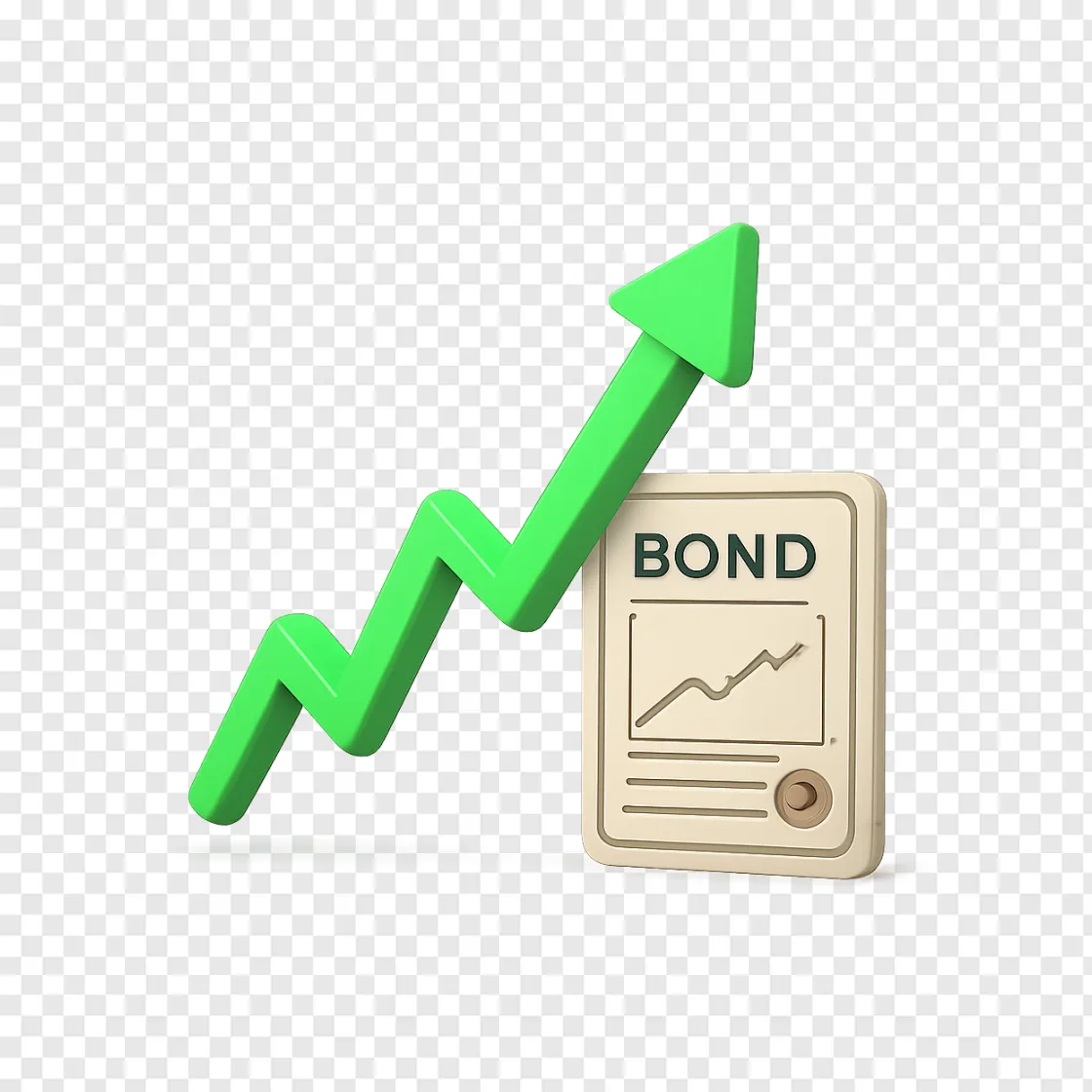 Stock Market Growth Chart PNG Transparent Image