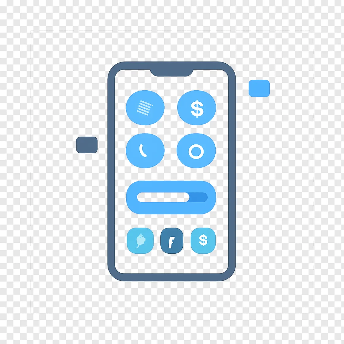 Android Quick Settings UI PNG Transparent Background