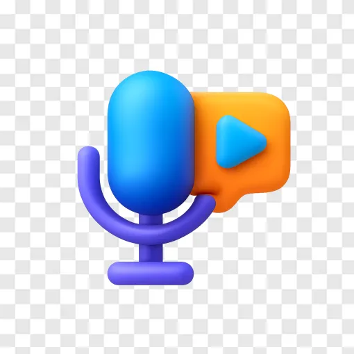 Podcast And Video Icon PNG For Content Creators