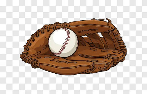 Baseball And Glove PNG