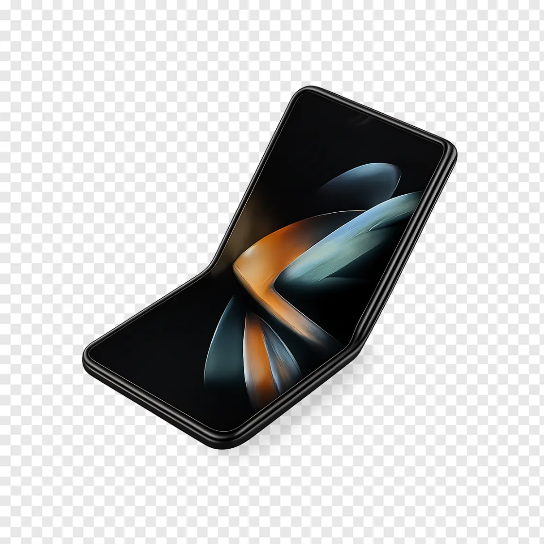 Foldable Smartphone Transparent PNG