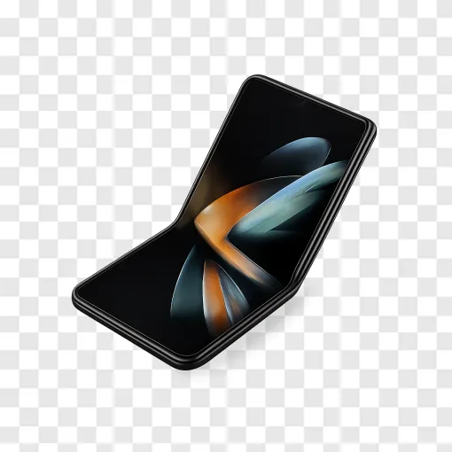 Foldable Smartphone Transparent PNG