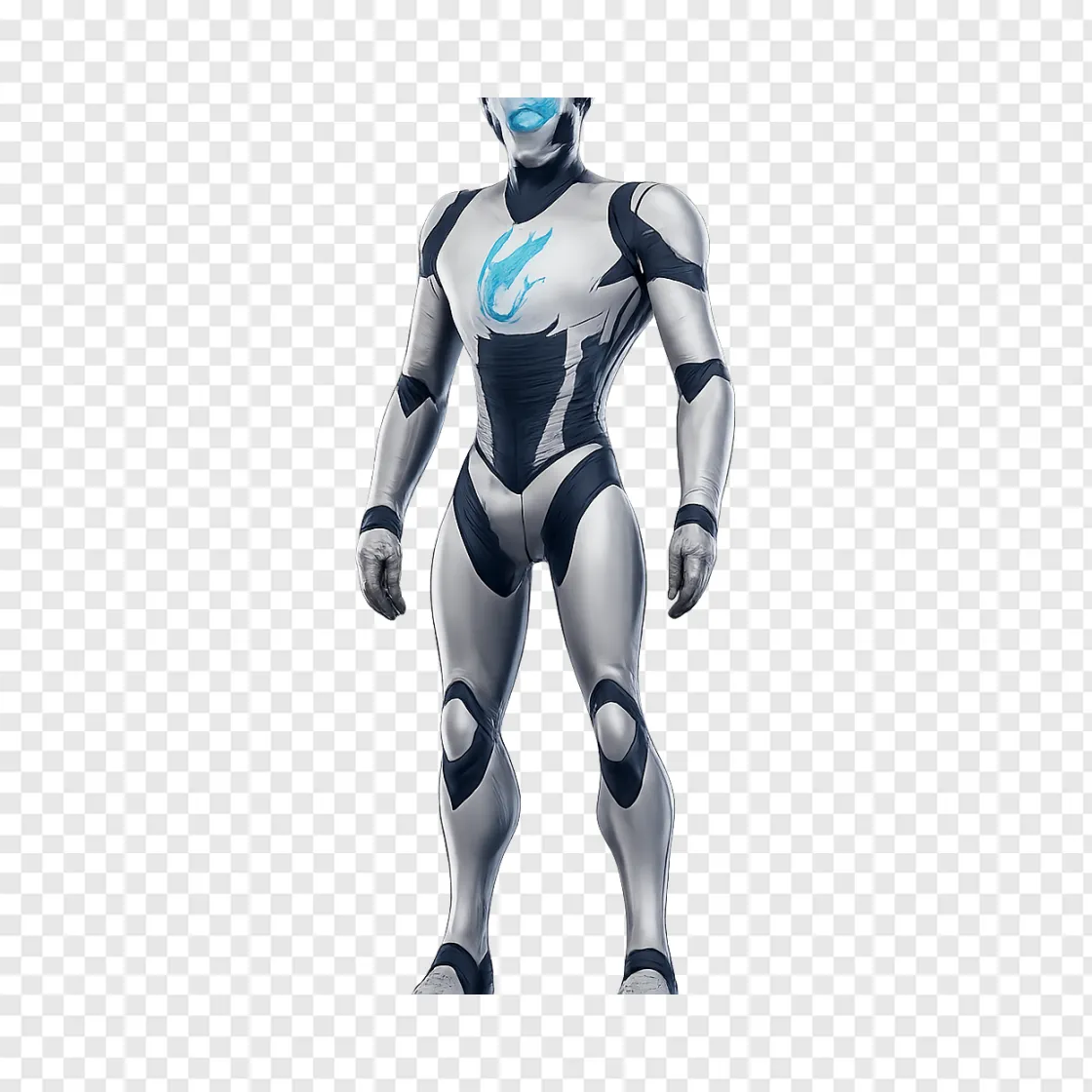 Futuristic Humanoid Robot PNG