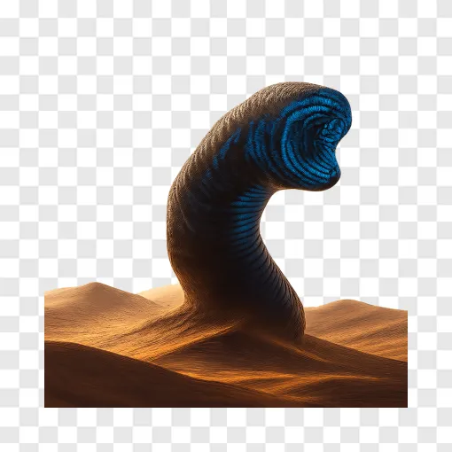 Dune Sci-Fi Desert Worm PNG Image For Download