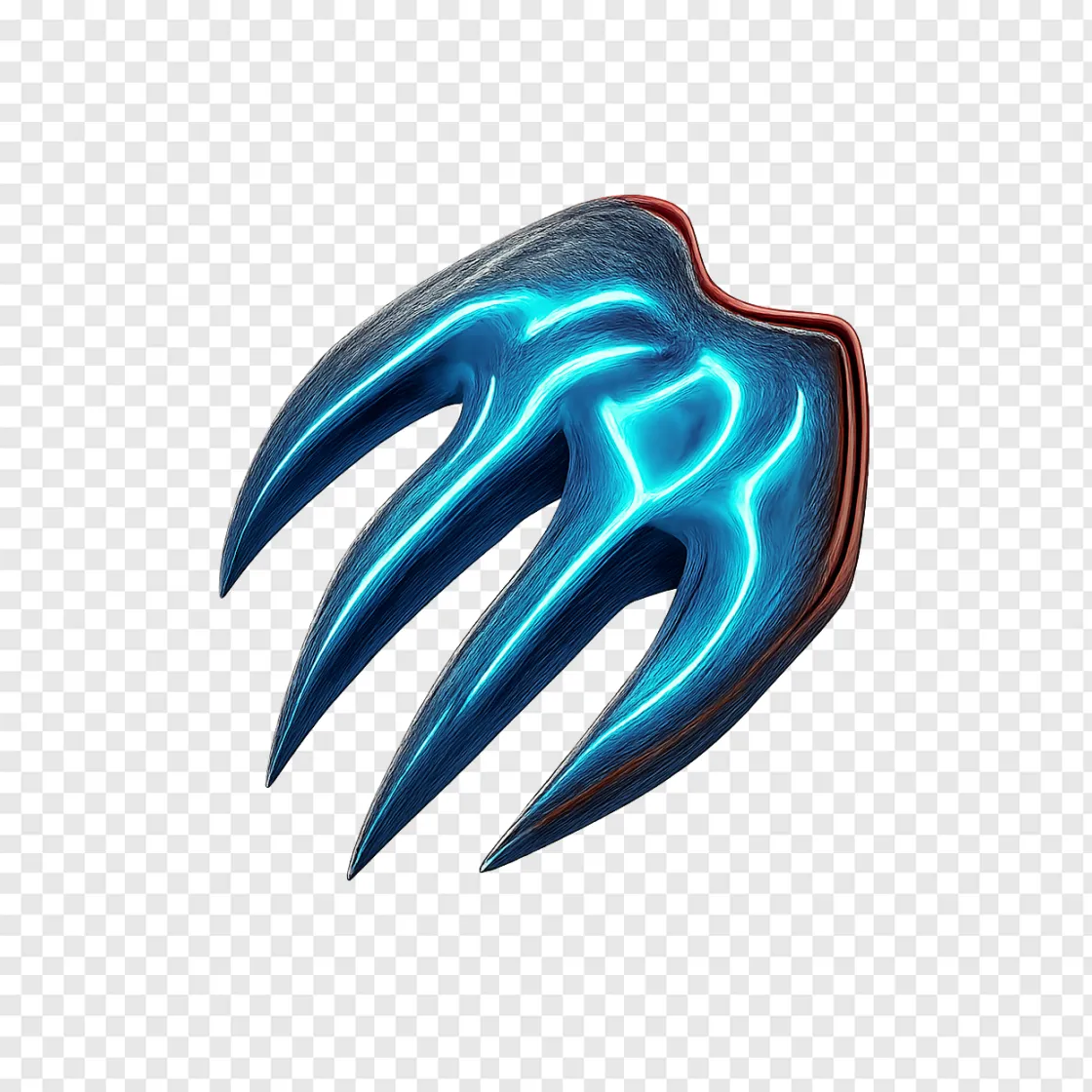 Superhero Claw Symbol PNG Transparent Background