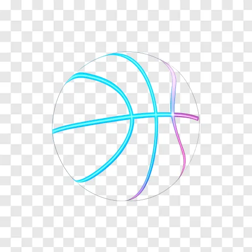 Basketball Gaming Icon PNG Transparent Background