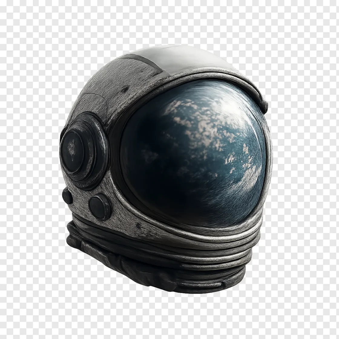 Astronaut Helmet PNG Transparent Image