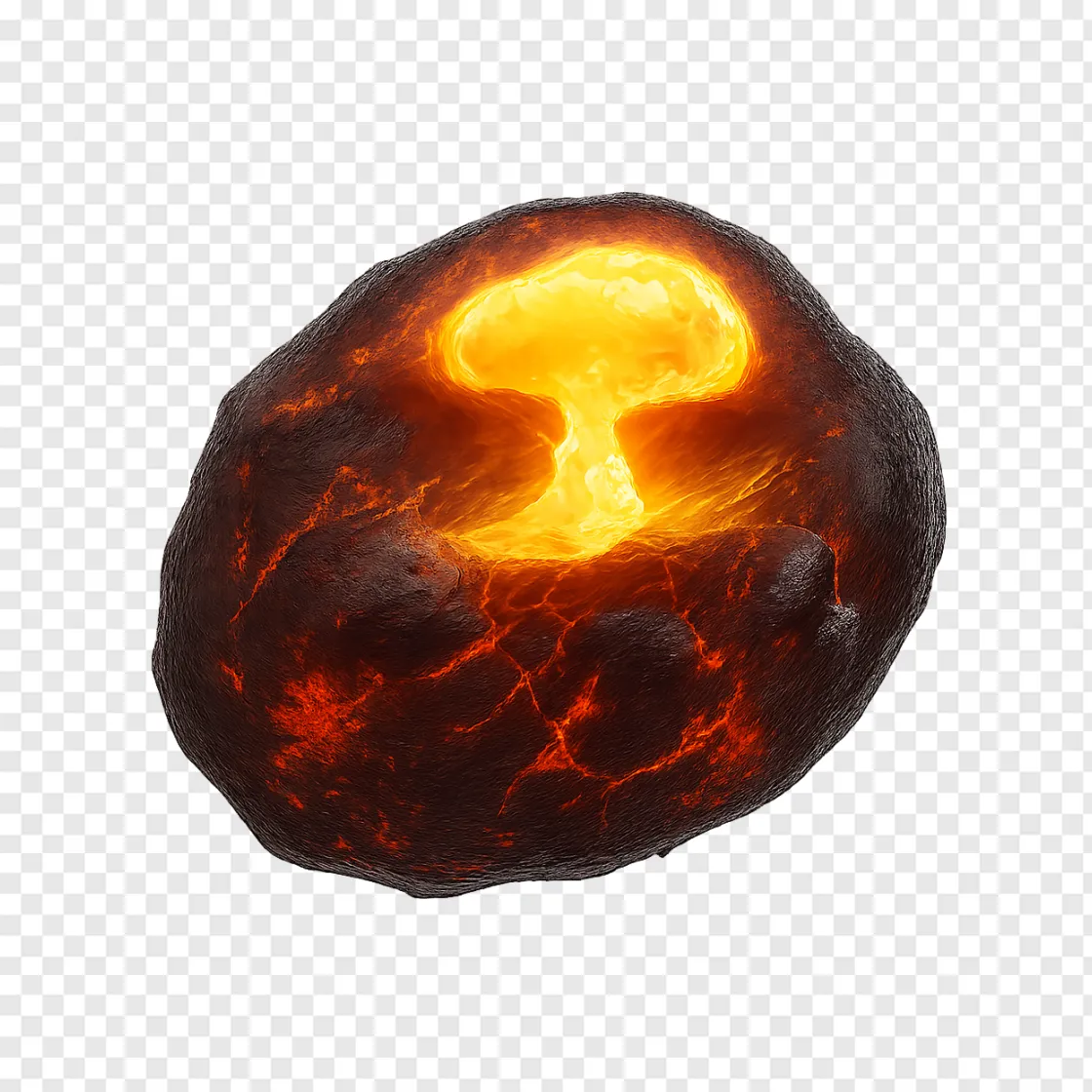 Asteroid Space Rock PNG Free Download