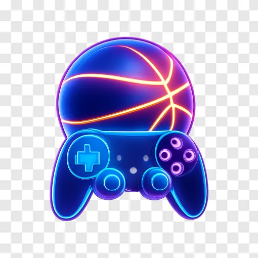NBA 2K27 Basketball Icon Transparent PNG
