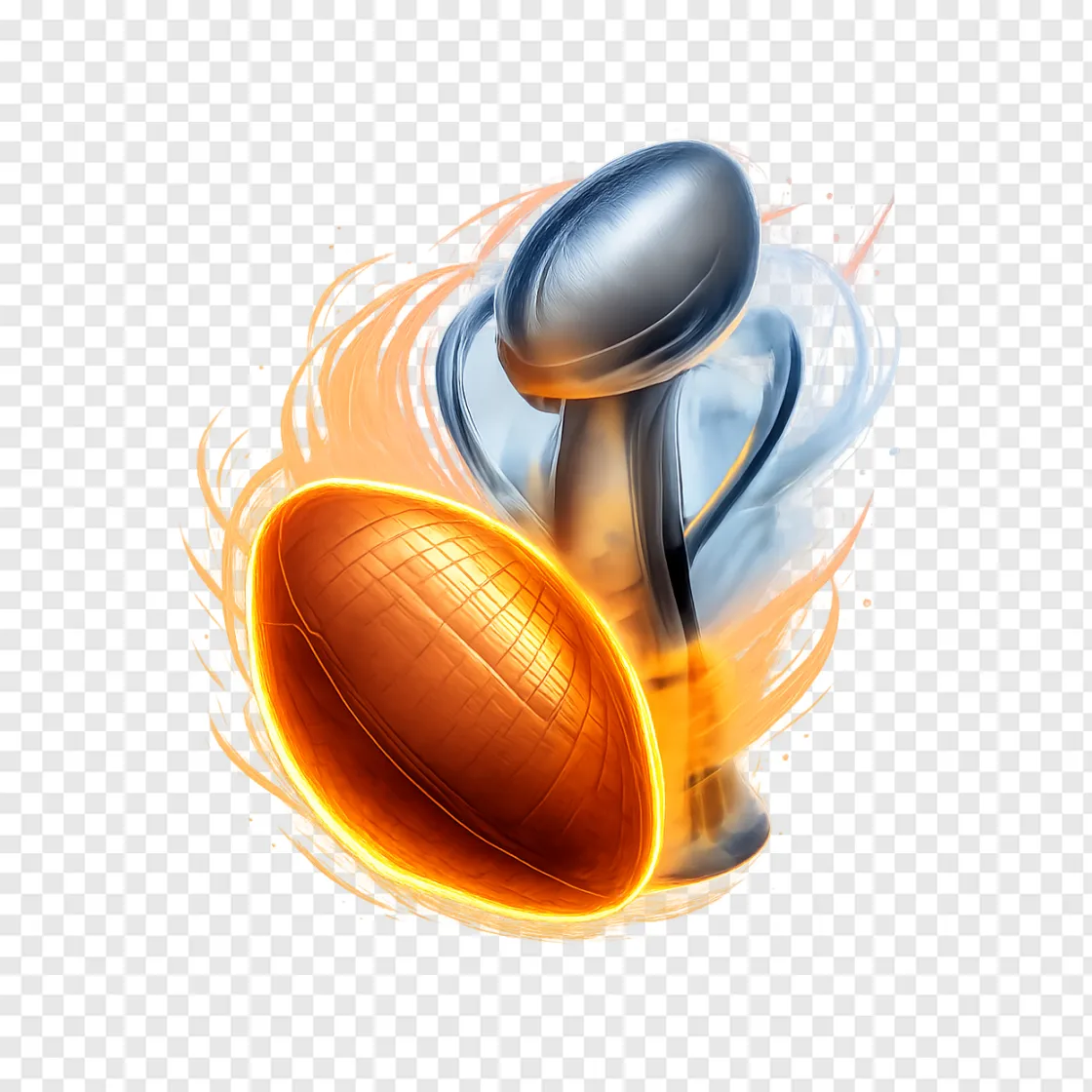 Football Championship Trophy PNG Transparent Image