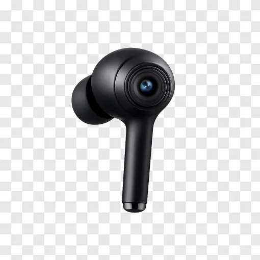 Future Wireless Earbuds With Camera PNG Transparent Image