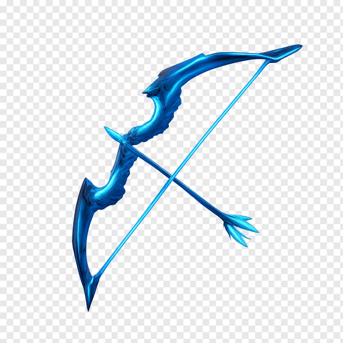 Futuristic Sci-Fi Bow PNG Transparent Image