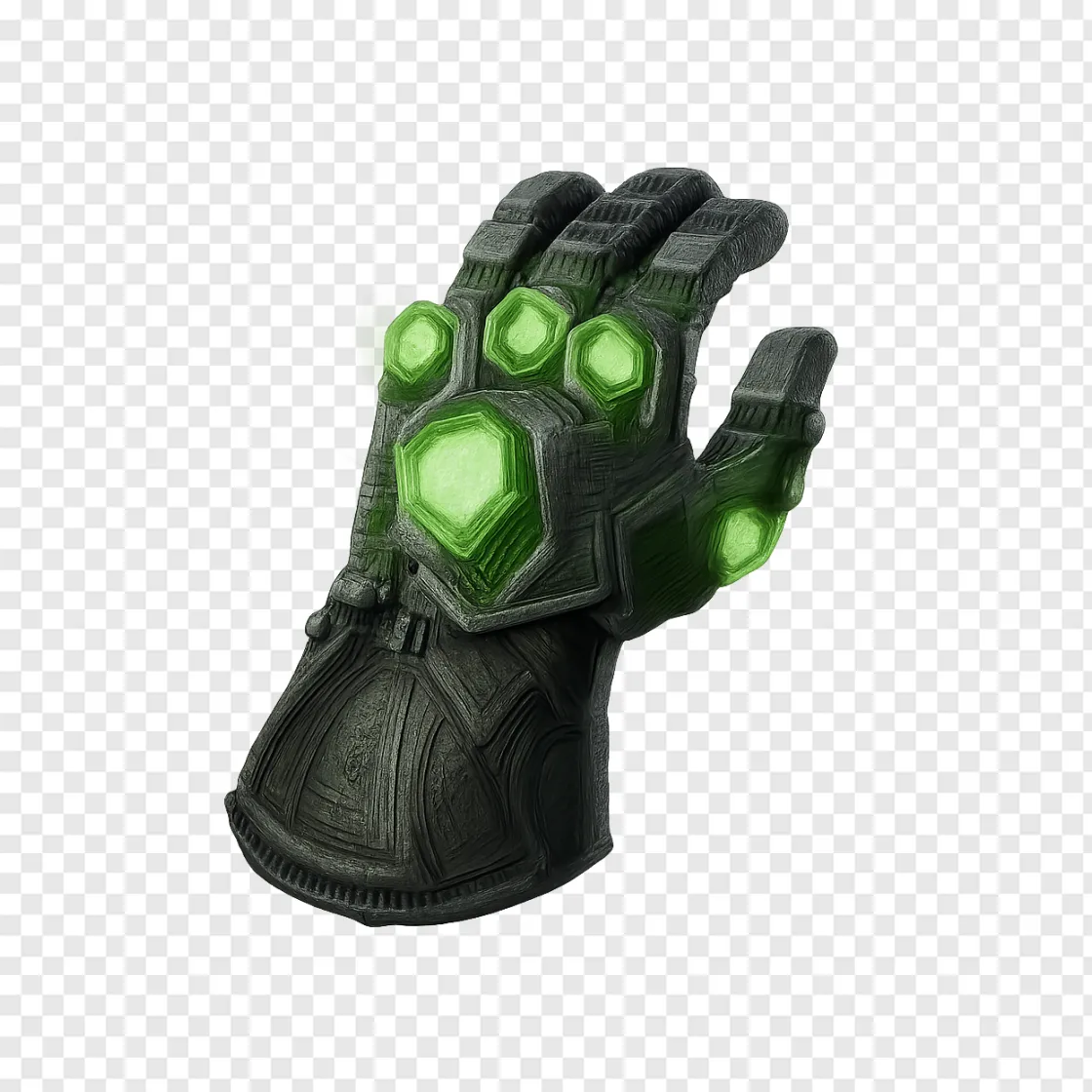 Avengers Doomsday Sci-Fi Gauntlet PNG Transparent Image