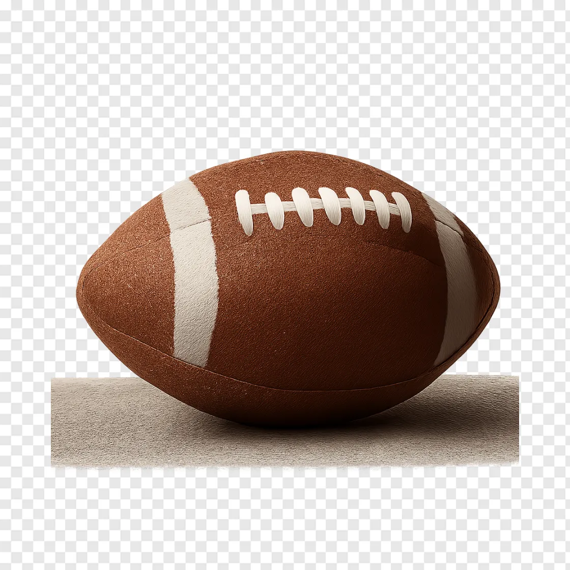 American NFL Football PNG Transparent Image