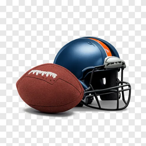 American Football Helmet PNG Transparent Background