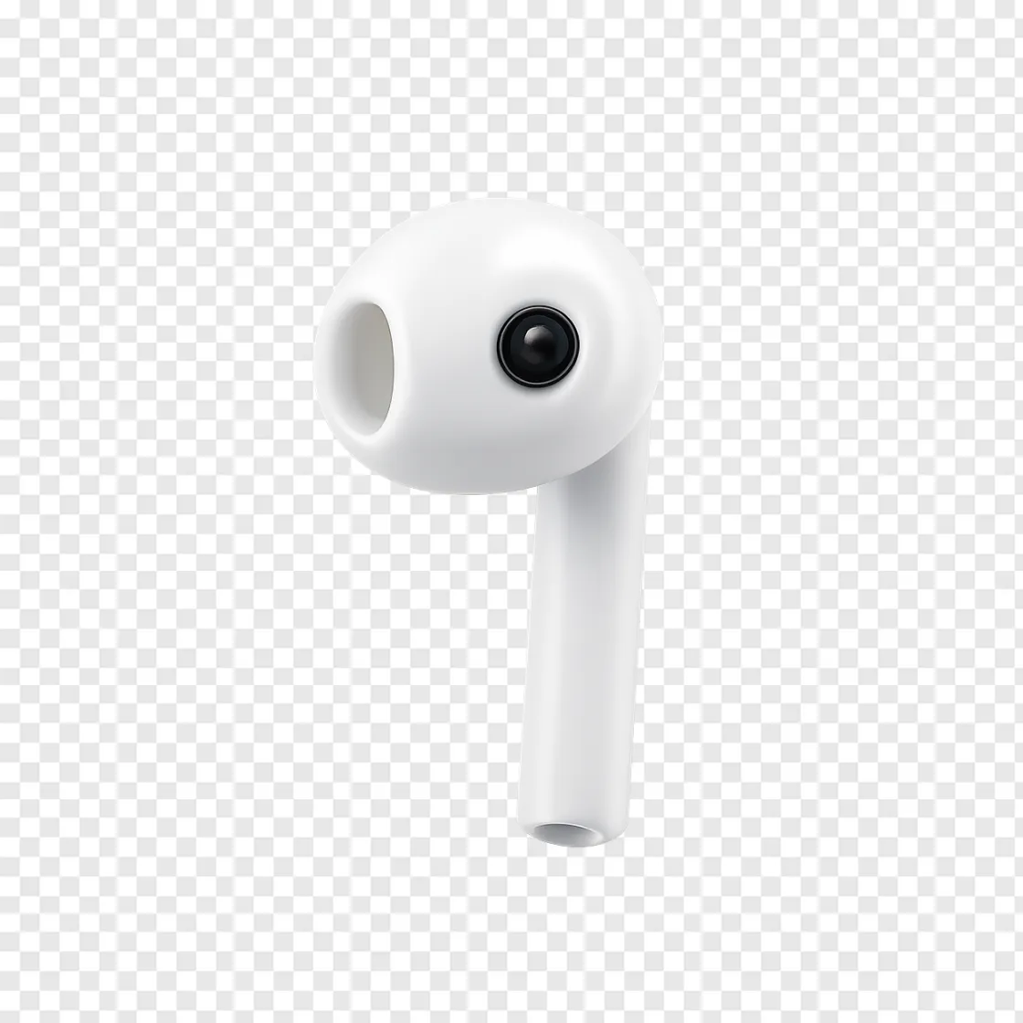 Futuristic AI AirPods PNG Image For Tech Designs